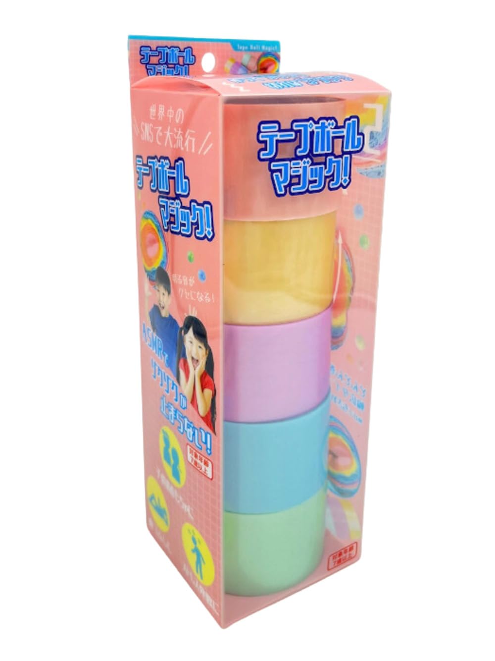 テープボールマジック テープボール用テープ パステル5色セットの商品画像
