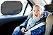 Car Window Shade - Large (2 Pack) by LYFESMART for SUVs and Minivans| Premium Baby Car Sun Shade | Easy Cling Kids Car Sunshade | For infant in car seat rear facing blocks UV Rays (SUV's & Minivans)