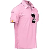 SCODI Mens Polo Shirts Performance Short Sleeve Tactical Shirts Athletic Golf Shirt for Men Daily Casual Collared T-Shirt