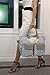 Fashion Chevron Diaper Bag Large Tote with Changing Pad with Stroller Straps
