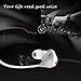 InzhiRui Best Wireless Sport Running Workout Earbud Sweat Proof Bluetooth Headphone, Cordless on Ear Neckband Headset for iphone ipod Android Samsung Galaxy S7 (White Gold)