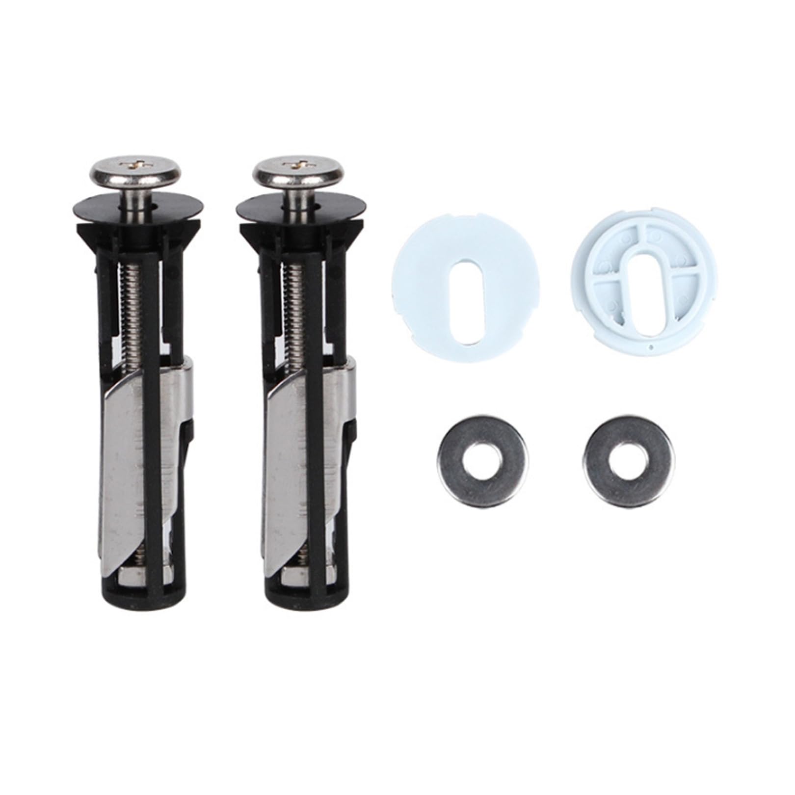 2 Pcs Toilet Seat Fittings,Heavy Duty Toilet Seat Fastener Bolt Kit Toilet Seats Bolts,Replacement Fixing Kit Quick Release, Universal Toilets Seats Top Lid Hinges WC Replacement and Locking