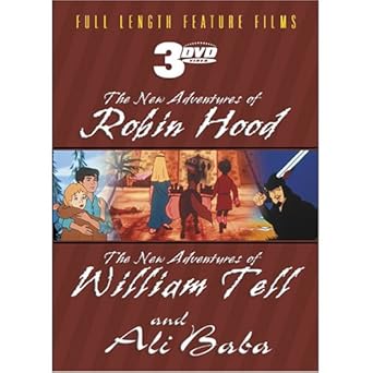 Amazon Com The New Adventures Of Robin Hood The New Adventures Of William Tell Ali Baba 3 Dvd Amaray Animated Various Movies Tv