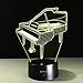 VELAN 3D Visual Lamp Piano Musical Instruments Best Bithday Gift Acrylic Table Night Light Furniture Decorative Illusion Colorful 7 Color Change Household Desk Accessories