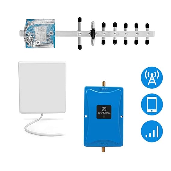 ANNTLENT Handy Signalverstärker 800MHz (Band 20) und 2600MHz (Band 7) Boost LTE 4G Dual-Band-Signalverstärker für Multiuser (