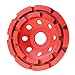 4 1/2 in. Premium Wet/Dry Double Row Masonry Diamond Cup Grinding Wheel (115mm)
