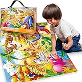QUOKKA Giant Floor Puzzles for Kids Ages 3-5 - 2x3