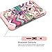 SKYLMW Case for iPhone 6 Plus, Case for iPhone 6s Plus, Three Layer Heavy Duty High Impact Resistant Hybrid Protective Cover Case for iPhone 6 Plus/6s Plus, Wave Flower/Rose