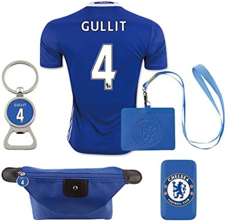 #4 Gullit (6 in 1 Combo) Chelsea F.C. Home Match Adult Soccer Jersey 2016-2017