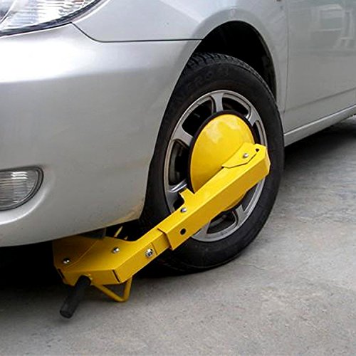 Voluker Wheel Lock Heavy-duty Car Tire Steel Anti-Theft Wheel Clamp Lock for Auto Car Truck SUV ATV RV