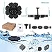 Ankway Solar Fountain Pump 1.6W Solar Birdbath Fountain Adjustable Waterflow Sprinkler Fountain with Filter for Outdoor Bird Bath, Pond, Pool, Fish Tank, Patio Garden Decoration (Upgraded Version)