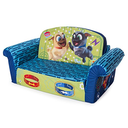 Marshmallow Furniture, Children's 2 In 1 Flip Open Foam Sofa, Disney's Puppy Dog Pals by Spin Master - Thumbnail 3