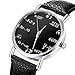 LYMFHCH Math Formula Equation Dial Unisex Leather Quartz Watch - Black (Black)