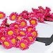 AKORD 100pc Artificial Daisies, Rose, 38mm