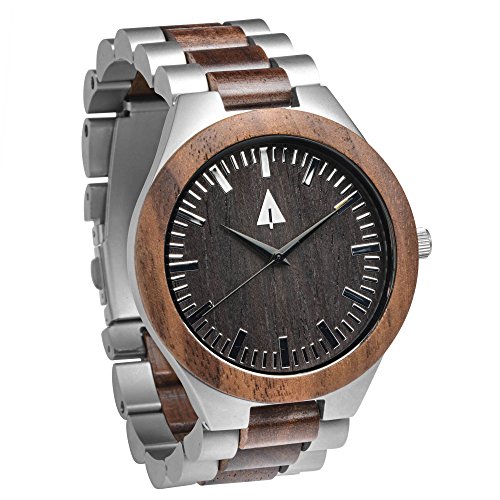 treehut mens wooden bamboo watch