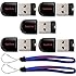 SanDisk Cruzer Fit 8 GB USB Flash Drive (5 Pack) SDCZ33-008G-B35-5PK w/ (2) Everything But Stromboli (TM) Lanyard