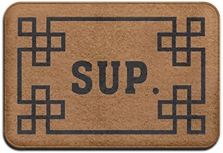 Sup Super Absorbent Anti-Slip Mat Indoor/Outdoor Decor Rug Doormat 24x16 Inch Home Decor
