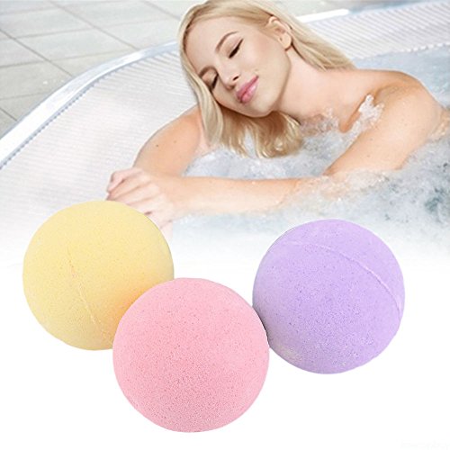 XENO-NEW Natural Bath Bomb Fizzy Fragrance Scents Lush Luxurious Gift 5.8cm Diameter(lemon)