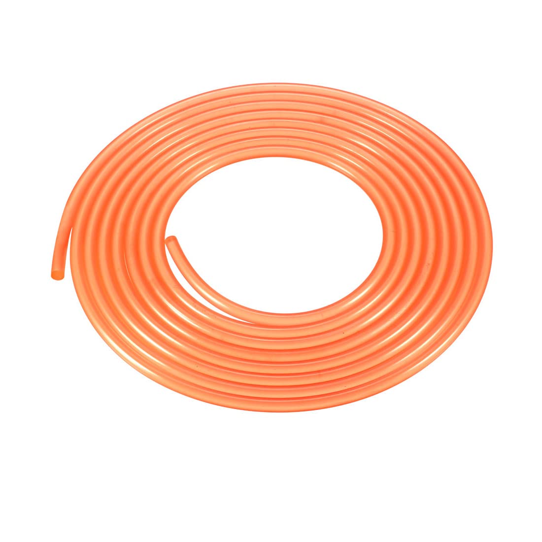 sourcing map 10ft 5mm PU Transmission Round Belt High-Performance Urethane Belting Orange for Drive Transmission Conveyor Bonding Machine Dryer