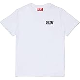 Diesel Boys Stretch Jersey T-Shirt Branded with Institutional Logo