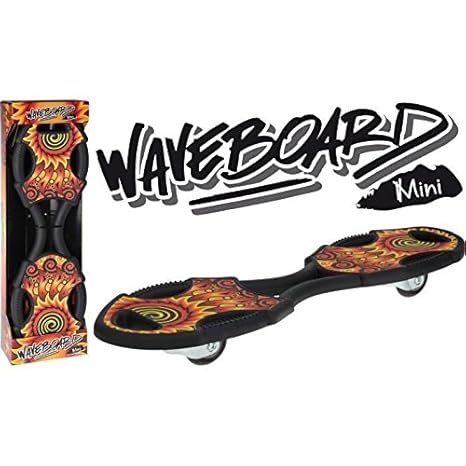 XQ Max Kinder Mini Waveboard Schwarz One Size