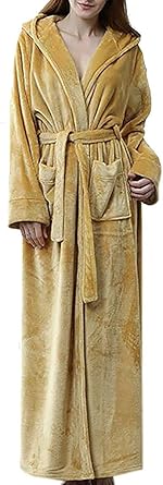 bademantel damen grün mit kapuze