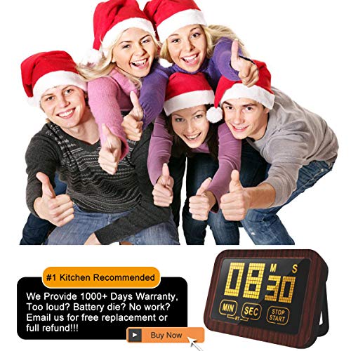 image for Antonki TimerPro Kitchen Timer, Backlight Digital Countdown Timer with