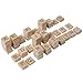 XADP 500PCS Wooded Letter Wood Pieces