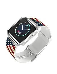 Fitbit Blaze Reloj correa piel, viwell Smart Watch Correa para Fitbit Blaze Smart Fitness Reloj   En forma de corazón Emoticonos