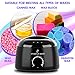 Wax Warmer Pro Hair Removal Hot Natural Flavor Hard Beans Wax Melt Machine Home Painless Rapid Self Waxing Spa Kit Electric Pot Heater for Women Men for Body Face Bikini Legs