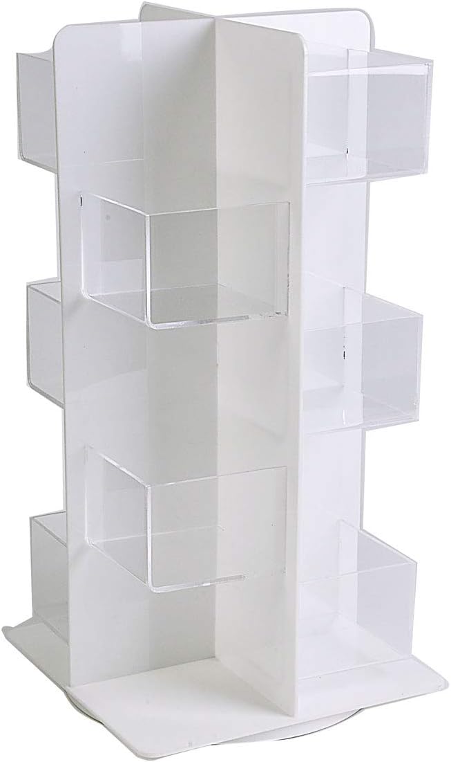 CHOICE ACRYLIC DISPLAYS Rotating Bin Display Retail
