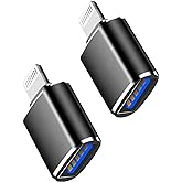 (Apple MFi Certified)Lightning Male to USB3.0 Female Adapter OTG Cable,2 Pack Portable USB Camera Adapter OTG Data Sync Cable