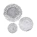Assorted Sizes Silver Paper Doilies - Crafts for Kids and Fun Home Activities