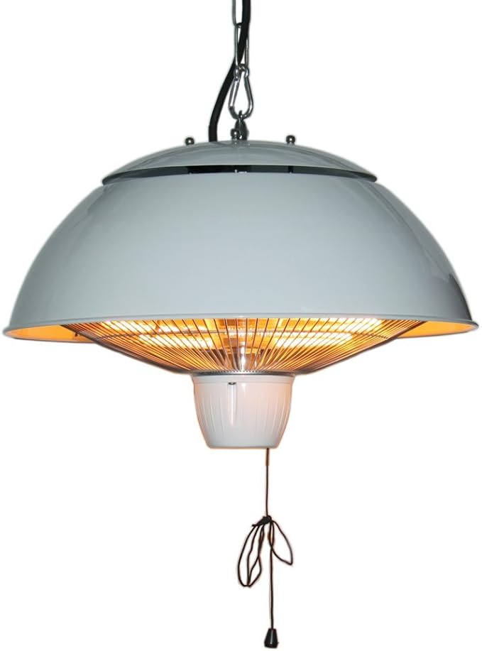 EnerG+ Hanging Electric Infrared Gazebo Heater, 1500W, White Amazon