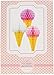 Talking Tables Pink Party Hanging Honeycomb Ice Cream Decorations for a Birthday, Tea Party or Summer Party, Multicolor (3 Pack)