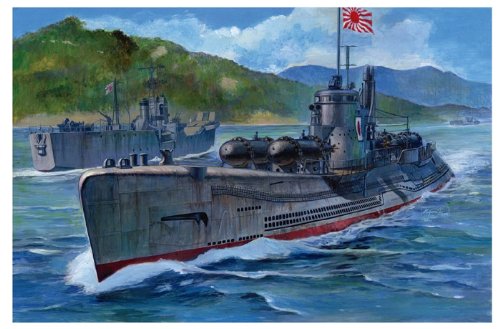 Japanese Navy I58 Late Version Submarine w/Kaiten torpedo 1-350 AFV Club