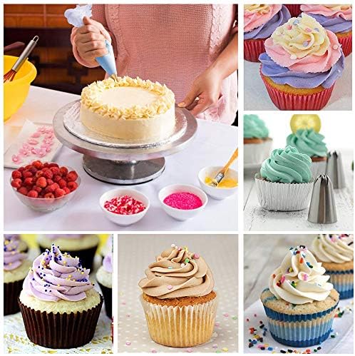 Jackify Douilles Pâtisserie, 50 Pièces en Acier Inoxydable DIY Kits, 48 Douilles, 1 Poches à Douille Réutilisable, 1 Coupleurs, DIY Kits pour Décoration de Gâteaux - Cuisine A Vivre Jackify Douilles Pâtisserie, 50 Pièces en Acier Inoxydable DIY Kits, 48 Douilles, 1 Poches à Douille Réutilisable, 1 Coupleurs, DIY Kits pour Décoration de Gâteaux