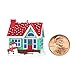 Hallmark Keepsake Mini Christmas Ornament 2018 Year Dated, Holiday House Miniature with Light, 1.25
