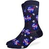 51tVN8woqGL. SS100 Good-Luck-Sock-Mens-Nasa-Socks-Blue-Adult-Shoe-Size-7-12