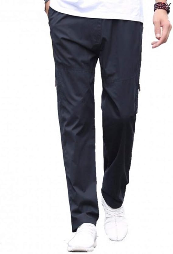 Amazon ロングパンツ アルパインライトパンツ メンズ カーゴパンツ メンズ メンズ ズボン 無地 ワークパンツ ポケット カジュアル おしゃれ ロングパンツ メンズ ゆったりパンツ 春秋バージョン ストレートパンツ ロングパンツ 通販