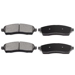 cciyu D757 Rear Semi-Metallic Disc Brake Pads Kit