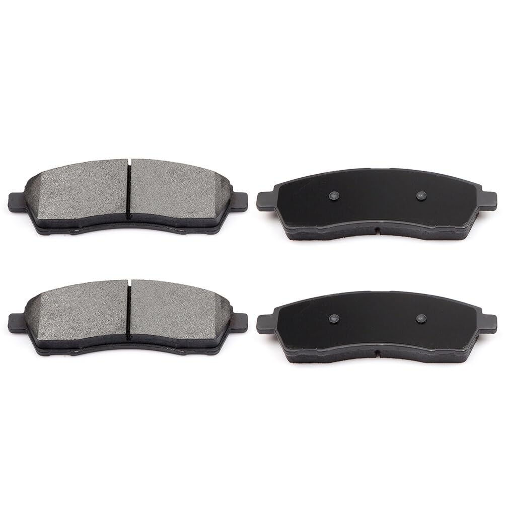 cciyu D757 Rear Semi-Metallic Disc Brake Pads Kit