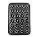 Webake Mini Fluted Tube Cake Pan Non-stick 1-3/4