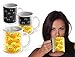 Cortunex Color Changing Coffee mug, Cute Magic Tea Cup, Funny Gift For Women and Men, Ceramic Heat Sensitive Coffee Cup | White Smileys