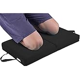 OFiSEXPT Garden Kneeling Pad, Memory Foam Knee Cushions for Gardening, Extra Thick Knee Pad, Water Resistant Prayer Pillow for Work, Yoga, Physical Therapy(Black)