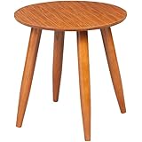 Boraam 33711 Zebra Series Varberg Side Table, Honey Oak