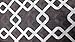 Pop Fashion Shop Womens Interlocking Chain Square Pattern Scarf with Zipper Pocket (Grey)