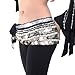BellyLady Multi-Row Silver Coin Belly Dance Hip Scarf, Belly Dance Outfit