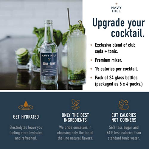 Soda + Tonic Water by Navy Hill Tonic Water with Quinine