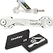 Smart Compact Key Holder Keychain - Gadget Pocket Organizer (Silver) Including Bottle Opener & Key Loop for Car FOB (Fits up to 22 Keys and Multitools)